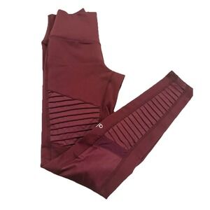 Alo Yoga High Waisted Mauve Pink Moto Leggings Size S Athletic Gym Workout